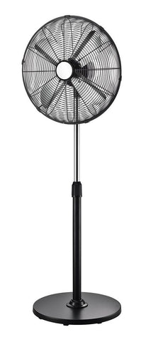40cm Pedestal Fan - Black Metal Unclassified Sheffield Default