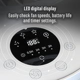Sheffield 18cm Rechargeable Desk Fan Unclassified Sheffield 