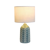Bloom Ceramic Table Lamp - Blue Unclassified Lexi Lighting 