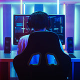 Portable Mini Fridge with Gaming Lights Unclassified Sheffield 