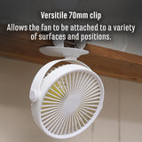 Sheffield Rechargeable Clip Fan Unclassified Sheffield 