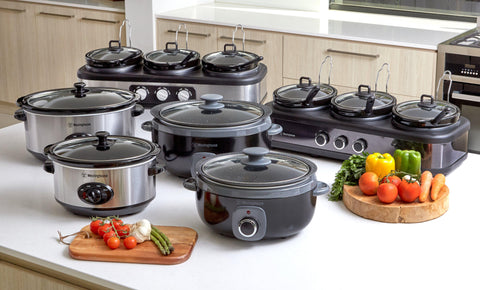 Westinghouse Slow Cooker 3 x 2.5L Ceramic Pots Auto Function –