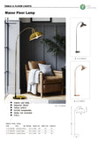 Manor Metal Floor Lamp - Copper Unclassified Lexi Lighting 