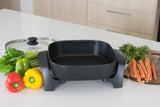 12" Square Electric Frypan, Black Unclassified Westinghouse 
