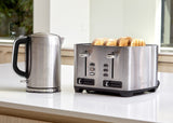 4 Slice Toaster, Stainless Steel Unclassified Westinghouse 