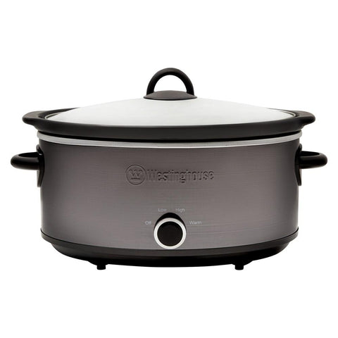 Slow Cooker 3.5L, Black Stainless Steel Unclassified Westinghouse 