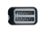 2 Slice Toaster, Black Plastic Unclassified Westinghouse 