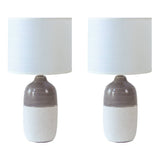 Botany Ceramic Table Lamp Set of 2 Unclassified Lexi Lighting 